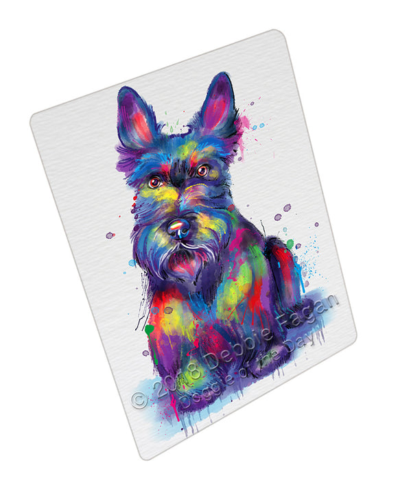 Watercolor Scottish Terrier Dog Blanket BLNKT133554