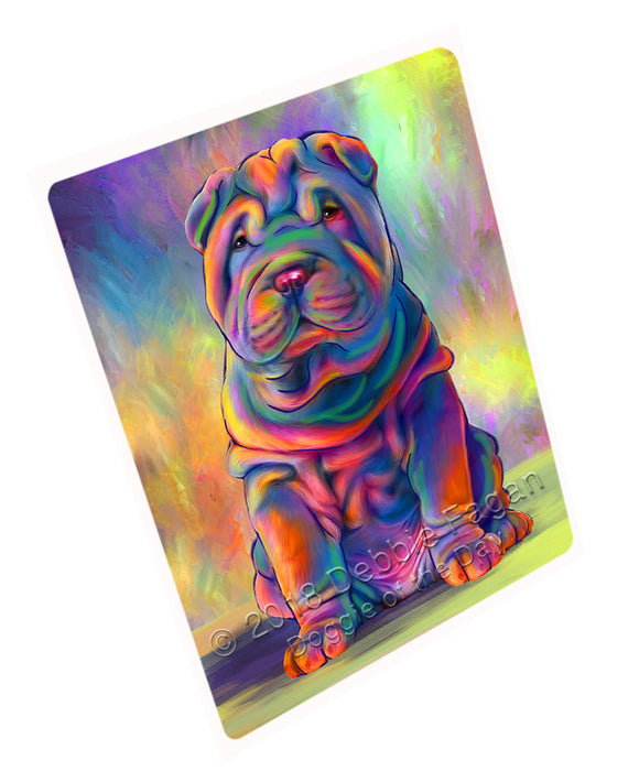 Paradise Wave Shar-Pei Dog Large Refrigerator / Dishwasher Magnet RMAG102672