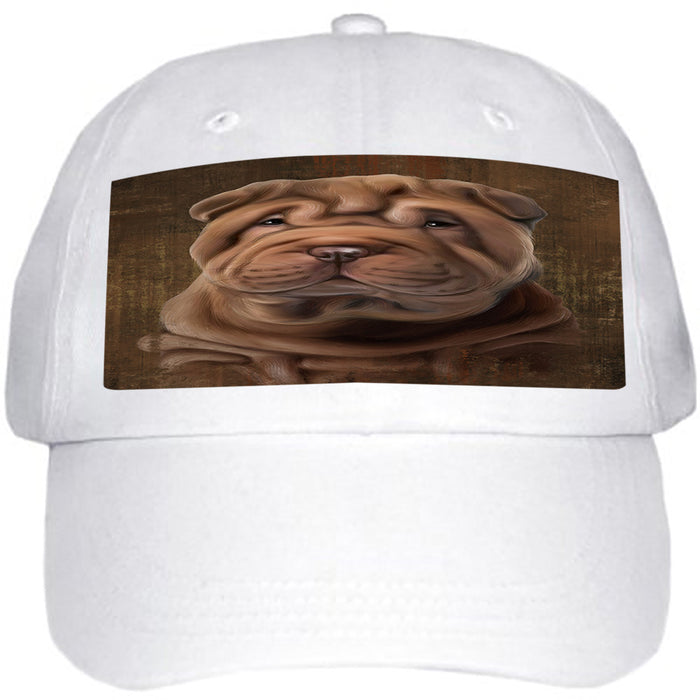 Rustic Shar Pei Dog Ball Hat Cap HAT55176