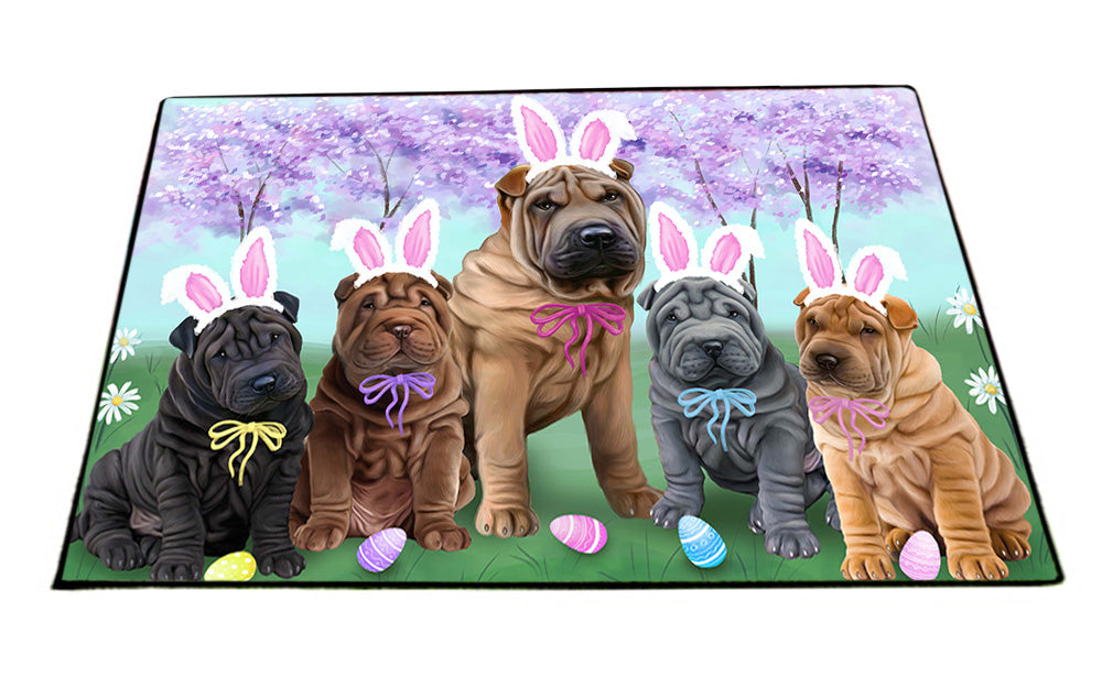 Shar Peis Dog Easter Holiday Floormat FLMS49656