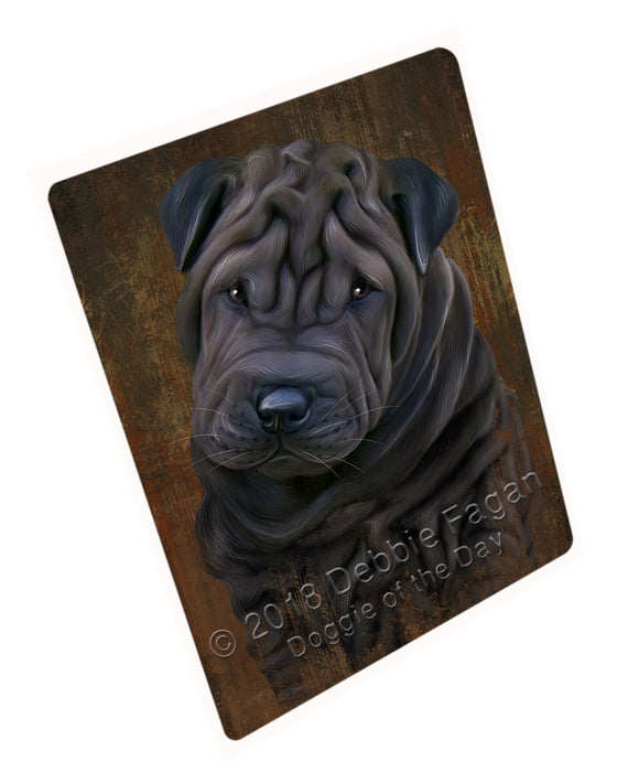 Rustic Shar Pei Dog Cutting Board C55473