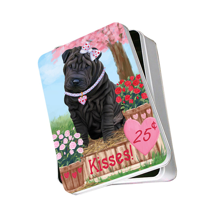 Rosie 25 Cent Kisses Shar Pei Dog Photo Storage Tin PITN55967