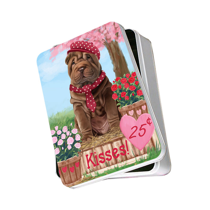 Rosie 25 Cent Kisses Shar Pei Dog Photo Storage Tin PITN55968