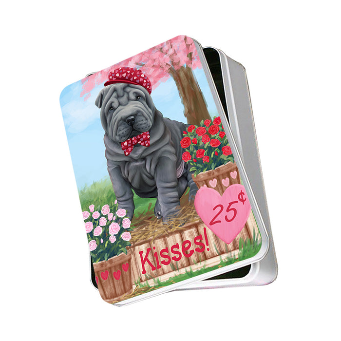 Rosie 25 Cent Kisses Shar Pei Dog Photo Storage Tin PITN55970
