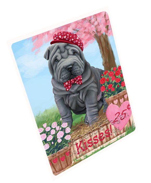 Rosie 25 Cent Kisses Shar Pei Dog Magnet MAG73218 (Small 5.5" x 4.25")