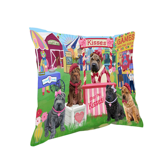 Carnival Kissing Booth Shar Peis Dog Pillow PIL77988