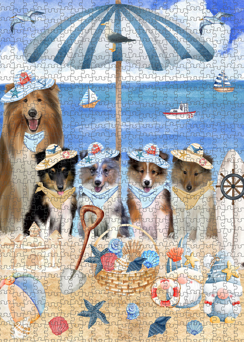 Shetland Sheepdog Jigsaw Puzzle for Adult, Interlocking Puzzles Games, Personalized, Explore a Variety of Designs, Custom, Dog Gift for Pet Lovers