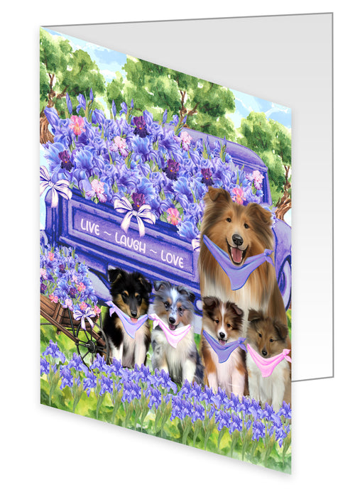 Shetland Sheepdog Greeting Cards & Note Cards, Explore a Variety of Custom Designs, Personalized, Invitation Card with Envelopes, Gift for Dog and Pet Lovers