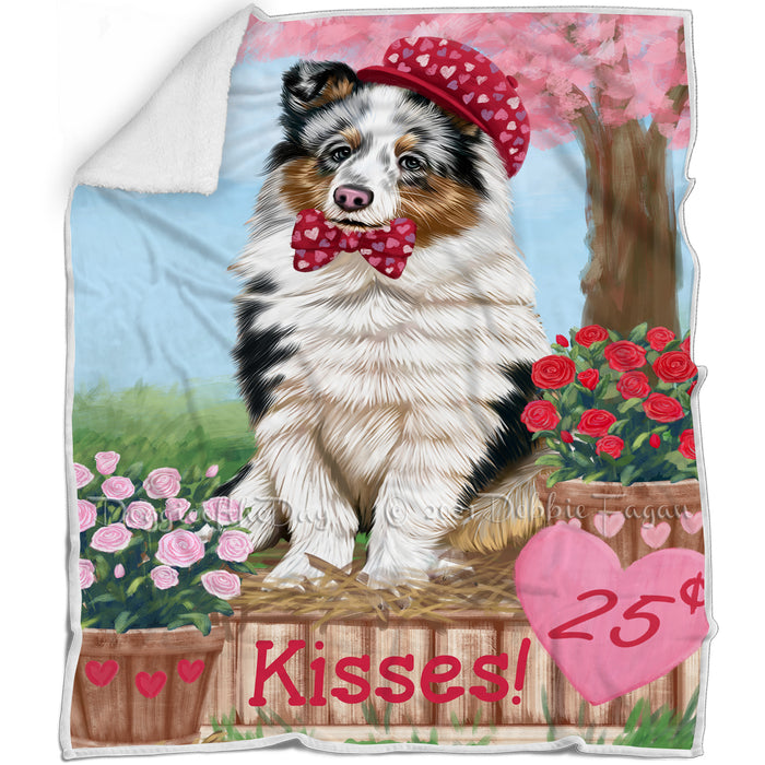 Rosie 25 Cent Kisses Shetland Sheepdog Blanket BLNKT123690