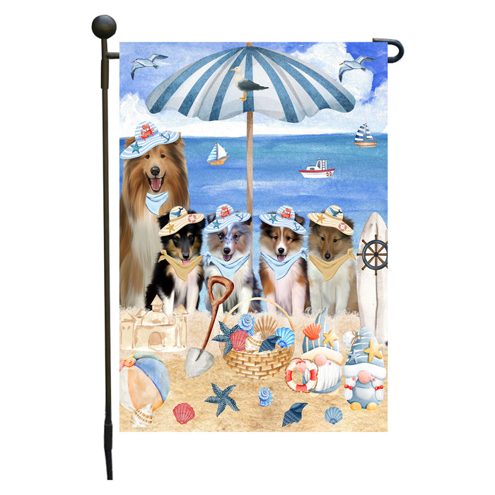 Shetland Sheepdog Garden Flag, Double-Sided Outdoor Yard Garden Decoration, Explore a Variety of Designs, Custom, Weather Resistant, Personalized, Flags for Dog and Pet Lovers