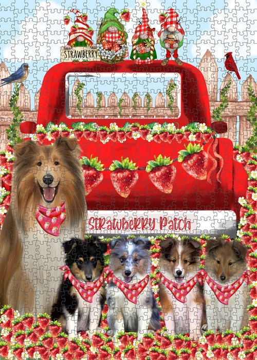 Shetland Sheepdog Jigsaw Puzzle for Adult, Explore a Variety of Designs, Interlocking Puzzles Games, Custom and Personalized, Gift for Dog and Pet Lovers