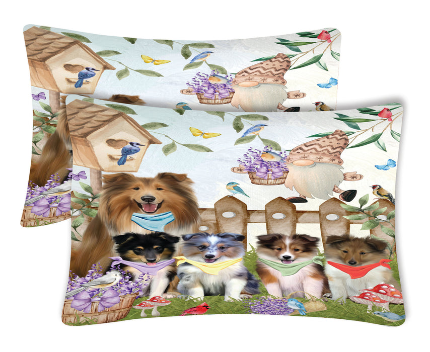 Shetland Sheepdog Pillow Case, Soft and Breathable Pillowcases Set of 2, Explore a Variety of Designs, Personalized, Custom, Gift for Dog Lovers