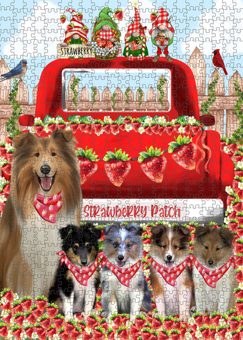 Shetland Sheepdog Jigsaw Puzzle: Explore a Variety of Designs, Interlocking Puzzles Games for Adult, Custom, Personalized, Gift for Dog and Pet Lovers