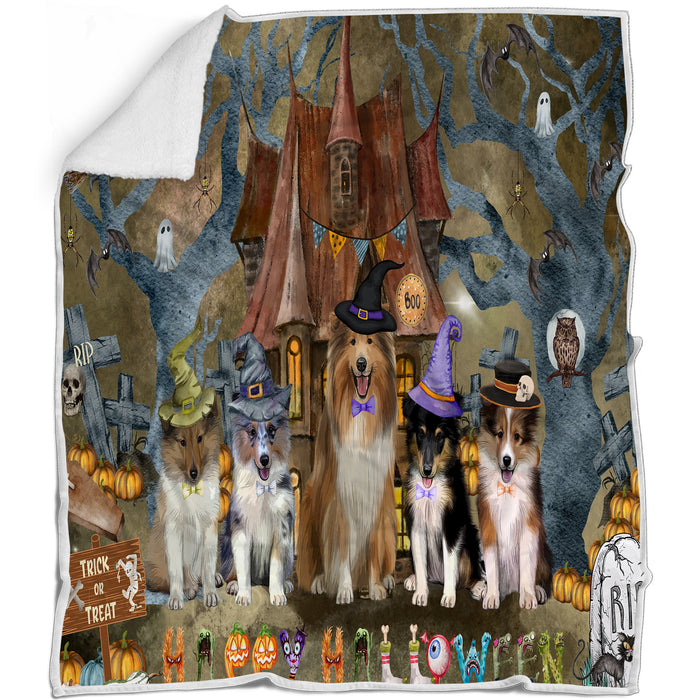 Shetland Sheepdog Blanket: Explore a Variety of Designs, Custom, Personalized, Cozy Sherpa, Fleece and Woven, Dog Gift for Pet Lovers