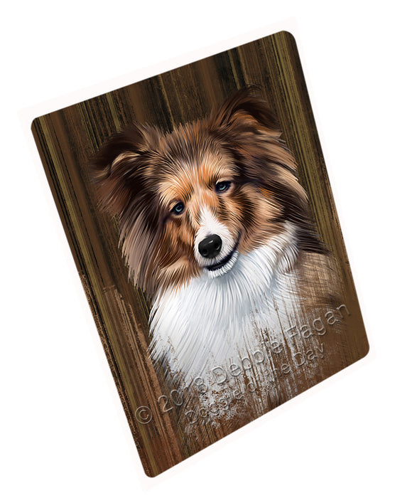 Rustic Shetland Sheepdog Cutting Board C55485