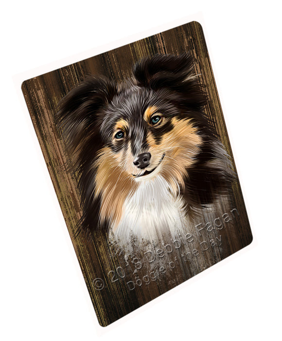 Rustic Shetland Sheepdog Cutting Board C55491