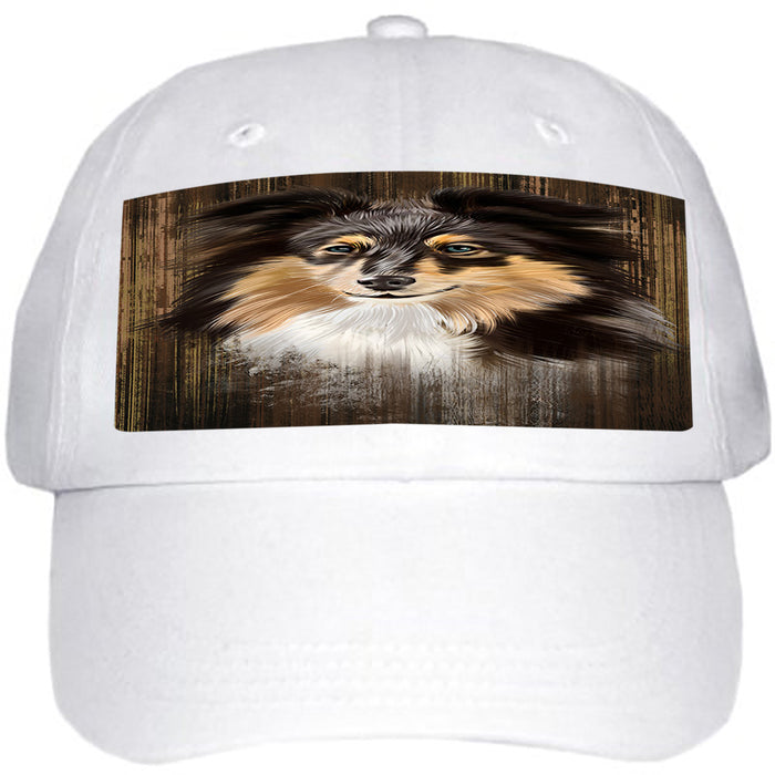 Rustic Shetland Sheepdog Ball Hat Cap HAT55200