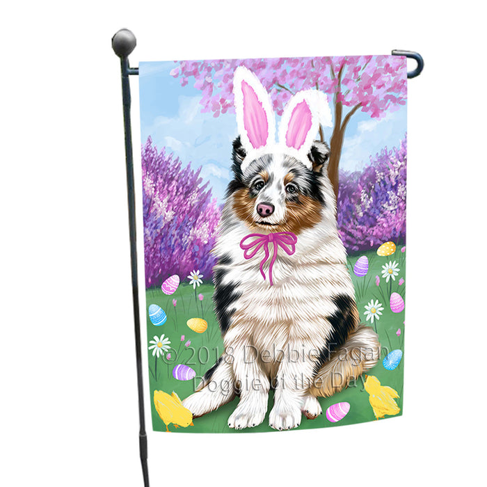 Shetland Sheepdog Easter Holiday Garden Flag GFLG57031