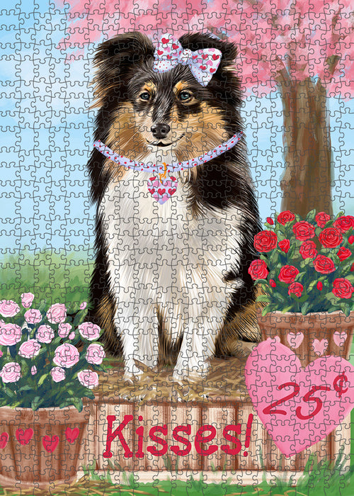 Rosie 25 Cent Kisses Shetland Sheepdog Puzzle with Photo Tin PUZL92316