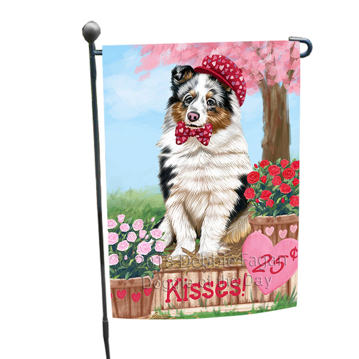 Rosie 25 Cent Kisses Shetland Sheepdog Garden Flag GFLG56578