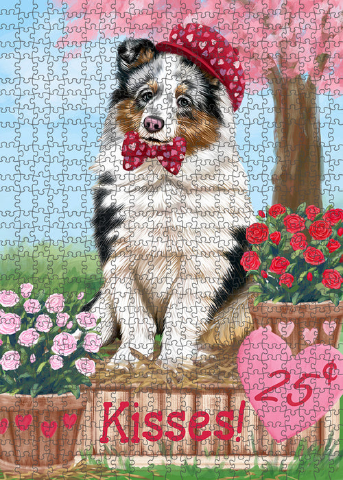 Rosie 25 Cent Kisses Shetland Sheepdog Puzzle with Photo Tin PUZL92324