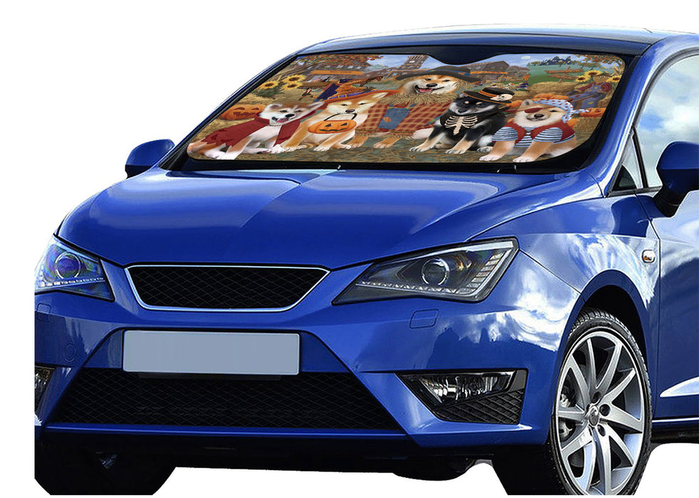 Halloween 'Round Town Shiba Inu Dogs Car Sun Shade