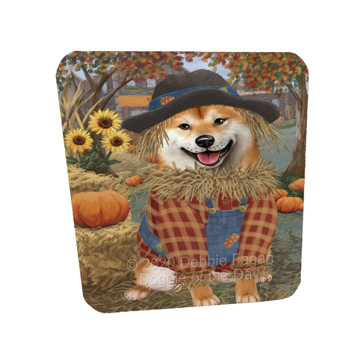 Halloween 'Round Town Shiba Inu Dogs Coasters Set of 4 CSTA58019