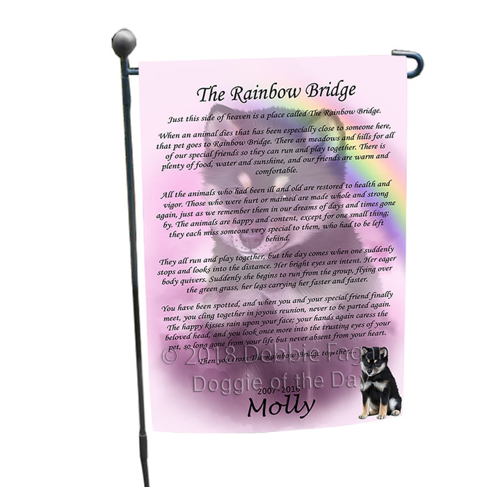 Rainbow Bridge Shiba Inu Dog Garden Flag GFLG56269