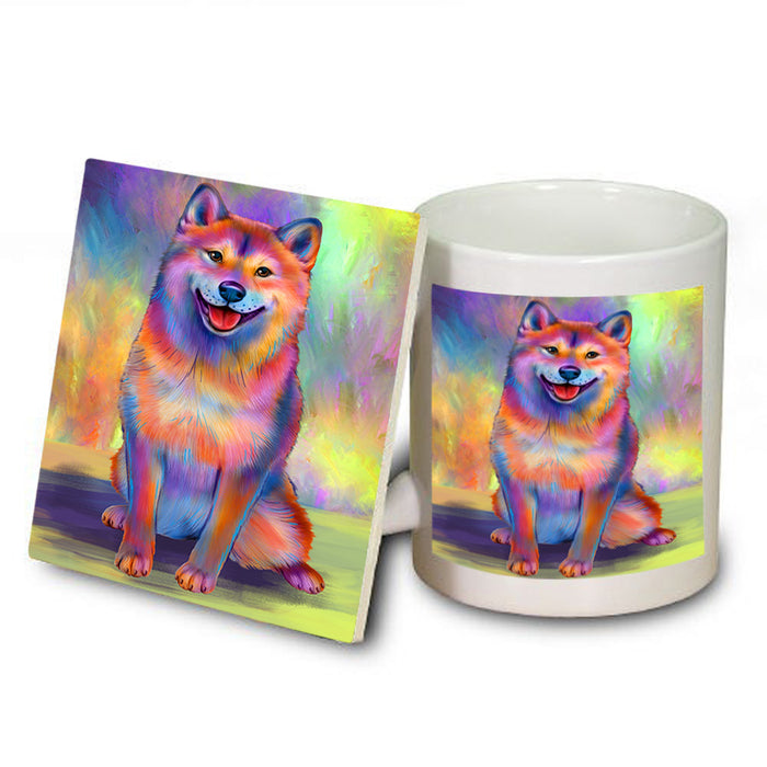 Paradise Wave Shiba Inu Dog Mug and Coaster Set MUC56727