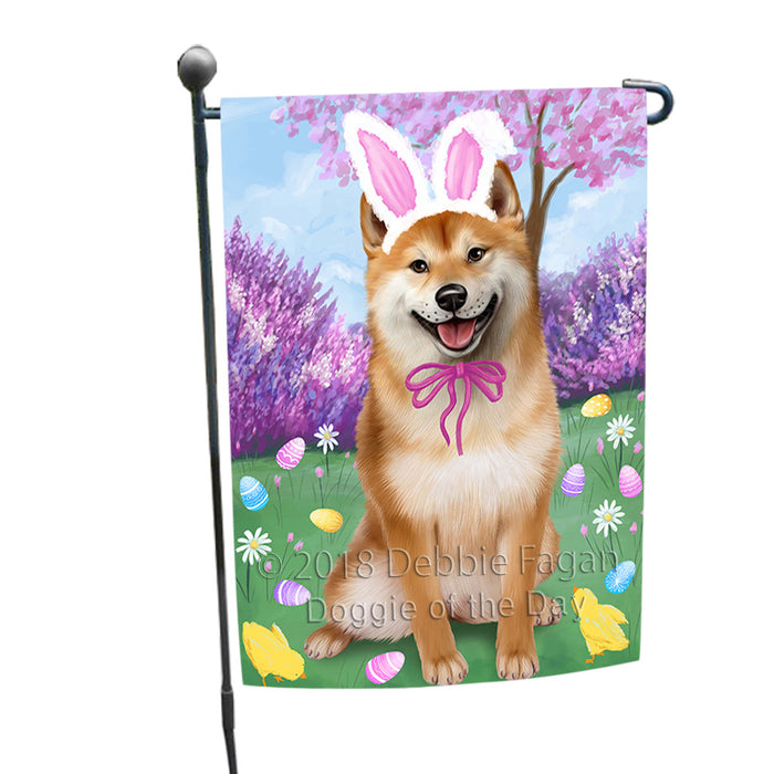 Shiba Inu Dog Easter Holiday Garden Flag GFLG57032