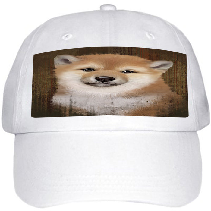 Rustic Shiba Inu Dog Ball Hat Cap HAT55209