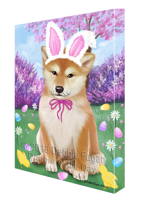 Shiba Inu Dog Easter Holiday Canvas Wall Art CVS60213