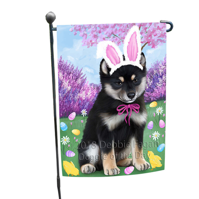 Shiba Inu Dog Easter Holiday Garden Flag GFLG57035