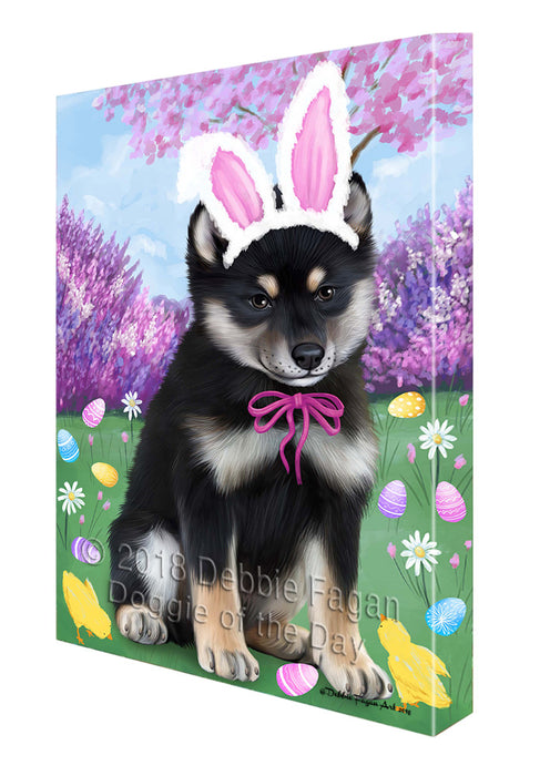 Shiba Inu Dog Easter Holiday Canvas Wall Art CVS60222