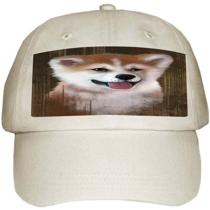 Rustic Shiba Inu Dog Ball Hat Cap HAT55215