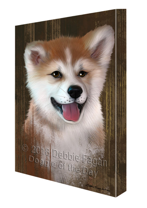 Rustic Shiba Inu Dog Canvas Print Wall Art Décor CVS70667
