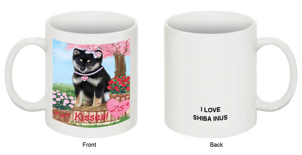 Rosie 25 Cent Kisses Shiba Inu Dog Coffee Mug MUG51429