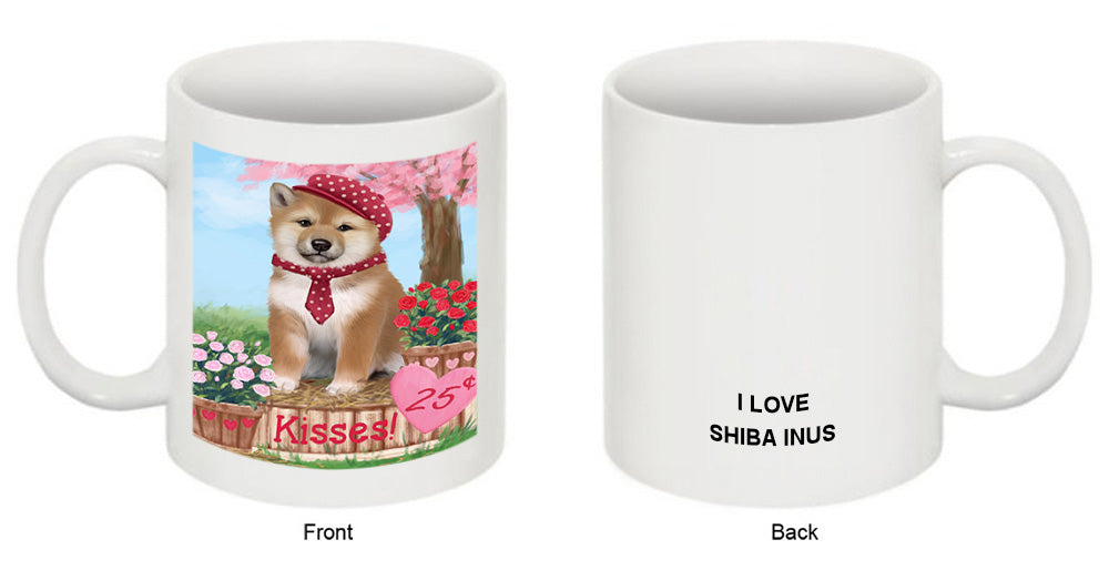 Rosie 25 Cent Kisses Shiba Inu Dog Coffee Mug MUG51430