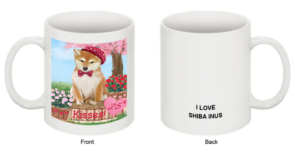 Rosie 25 Cent Kisses Shiba Inu Dog Coffee Mug MUG51431