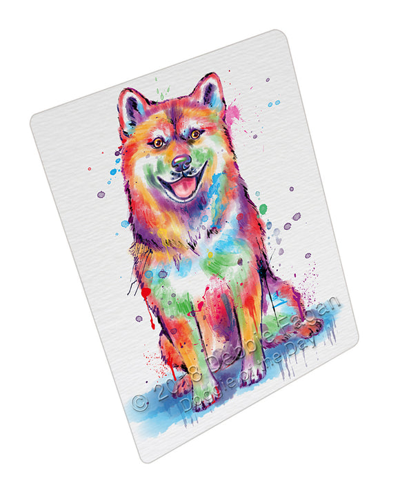 Watercolor Shiba Inu Dog Blanket BLNKT135174