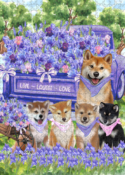 Shiba Inu Jigsaw Puzzle: Interlocking Puzzles Games for Adult, Explore a Variety of Custom Designs, Personalized, Pet and Dog Lovers Gift