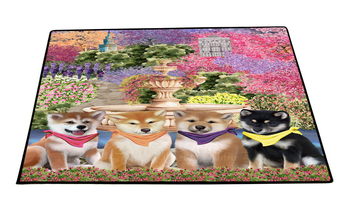 Shiba Inu Floor Mat, Non-Slip Door Mats for Indoor and Outdoor, Custom, Explore a Variety of Personalized Designs, Dog Gift for Pet Lovers