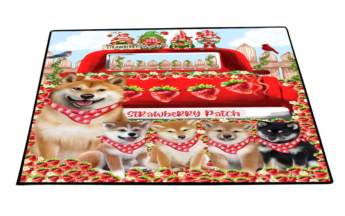 Shiba Inu Floor Mat: Explore a Variety of Designs, Anti-Slip Doormat for Indoor and Outdoor Welcome Mats, Personalized, Custom, Pet and Dog Lovers Gift