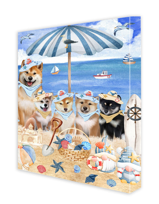 Shiba Inu Canvas: Explore a Variety of Designs, Personalized, Digital Art Wall Painting, Custom, Ready to Hang Room Decor, Dog Gift for Pet Lovers