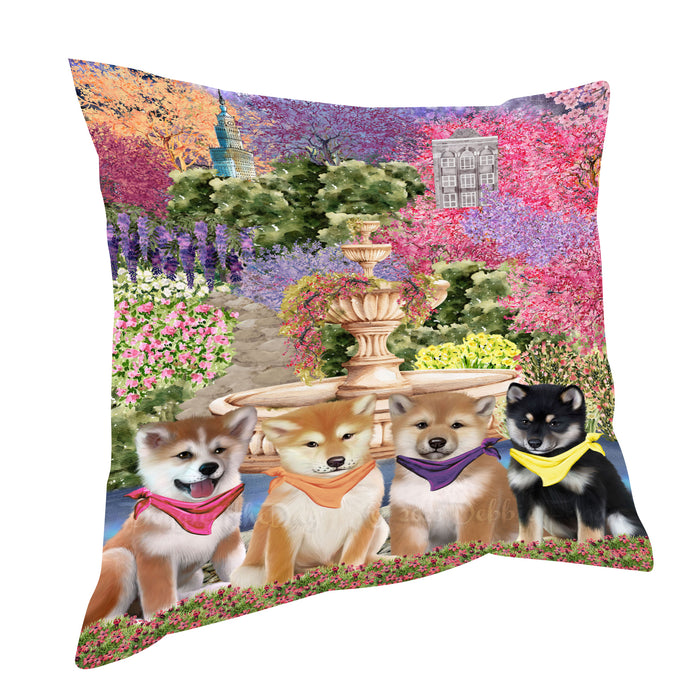 Shiba Inu Pillow, Cushion Throw Pillows for Sofa Couch Bed, Explore a Variety of Designs, Custom, Personalized, Dog and Pet Lovers Gift