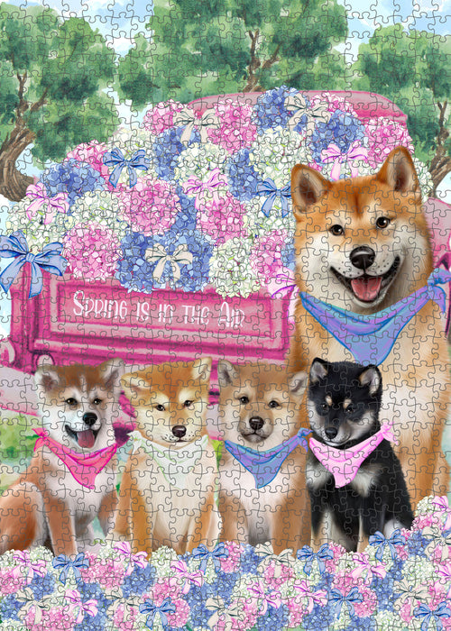 Shiba Inu Jigsaw Puzzle for Adult, Explore a Variety of Designs, Interlocking Puzzles Games, Custom and Personalized, Gift for Dog and Pet Lovers