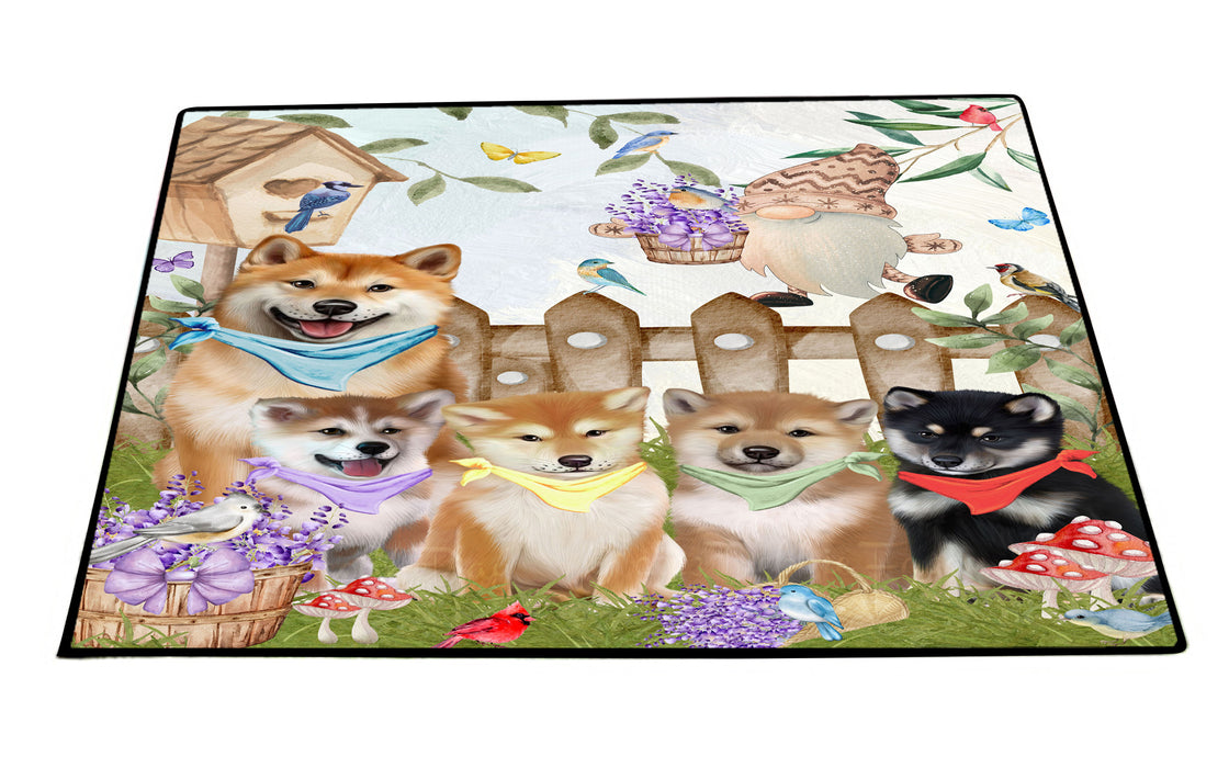 Shiba Inu Floor Mat: Explore a Variety of Designs, Anti-Slip Doormat for Indoor and Outdoor Welcome Mats, Personalized, Custom, Pet and Dog Lovers Gift