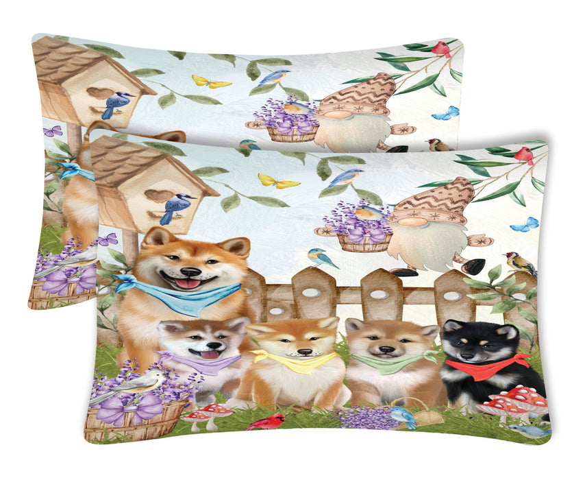 Shiba Inu Pillow Case, Soft and Breathable Pillowcases Set of 2, Explore a Variety of Designs, Personalized, Custom, Gift for Dog Lovers