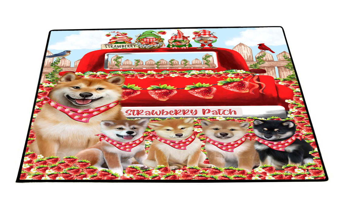 Shiba Inu Floor Mats and Doormat: Explore a Variety of Designs, Custom, Anti-Slip Welcome Mat for Outdoor and Indoor, Personalized Gift for Dog Lovers