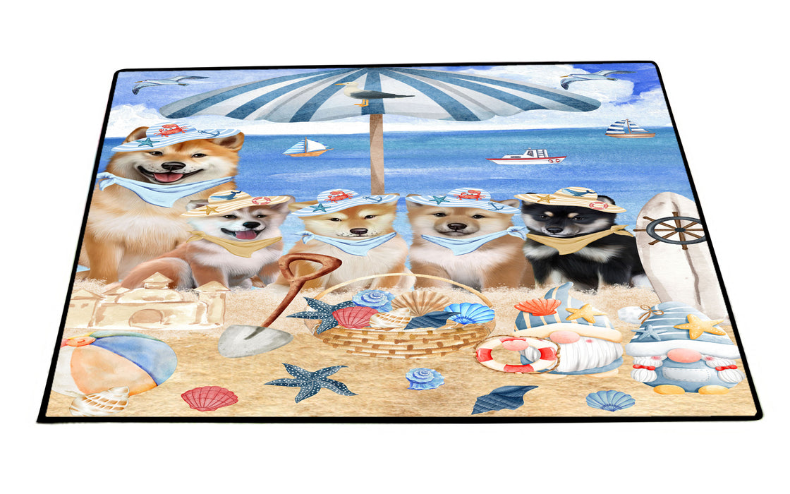 Shiba Inu Floor Mat: Explore a Variety of Designs, Anti-Slip Doormat for Indoor and Outdoor Welcome Mats, Personalized, Custom, Pet and Dog Lovers Gift